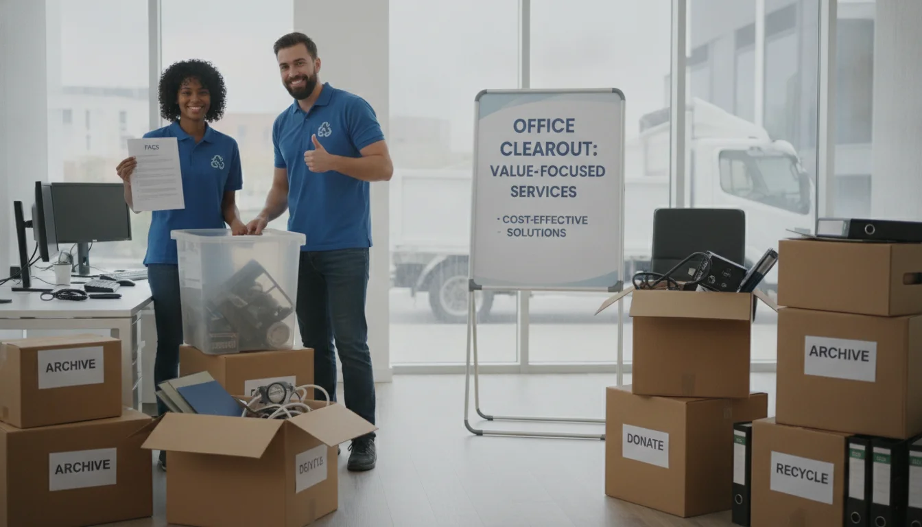 Office Cleanout FAQs: Cost, Scheduling, Electronics & What’s Next in Annapolis
